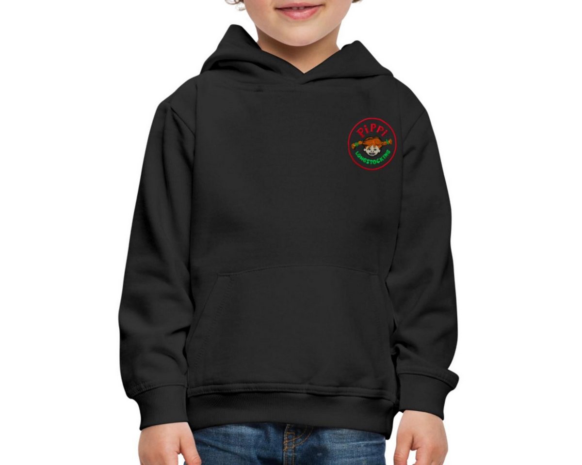 Spreadshirt Hoodie Pippi Langstrumpf Portrait Rundes Logo REGULAR FIT Kinder/Teenager Pre (1-tlg) von Spreadshirt