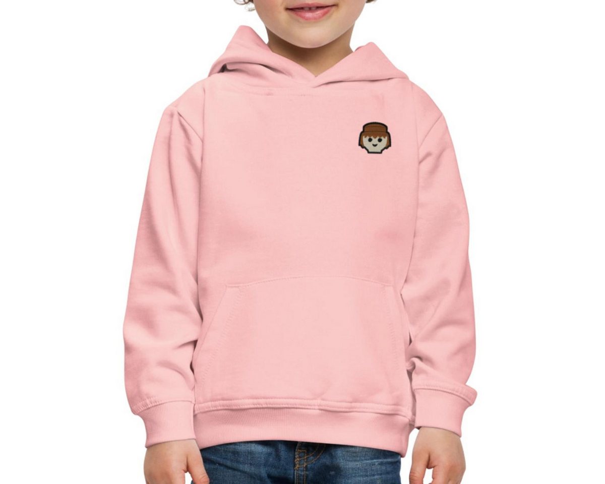 Spreadshirt Hoodie Playmobil Figur Porträt Stick Kinder Premium Hoodie (1-tlg) von Spreadshirt