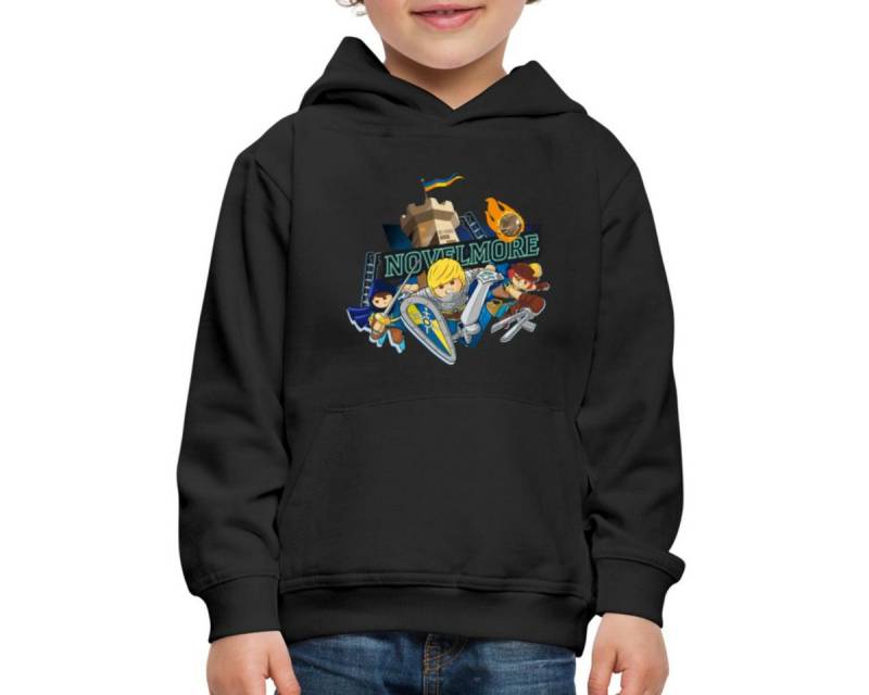 Spreadshirt Hoodie Playmobil Novelmore Gwynn, Arwynn, Dario Da Vanci REGULAR FIT Kinder/T (1-tlg) von Spreadshirt