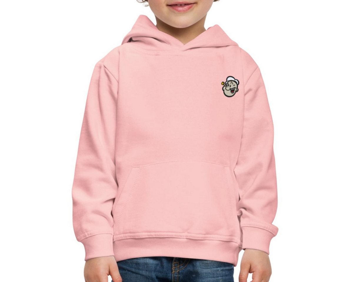 Spreadshirt Hoodie Popeye Als Stickmotiv Kinder Premium Hoodie (1-tlg) von Spreadshirt