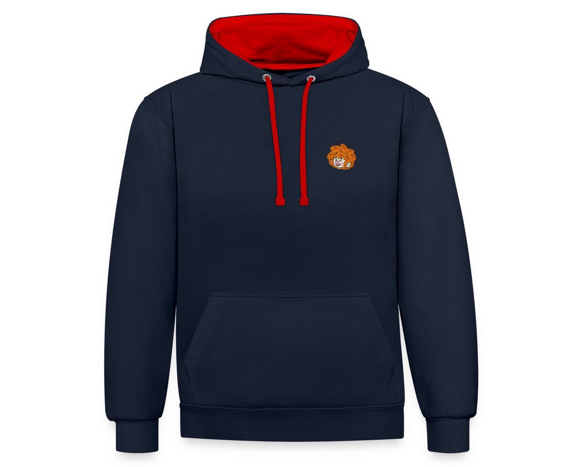 Spreadshirt Hoodie Pumuckl Stickdesign Unisex Kontrast Hoodie (1-tlg) von Spreadshirt
