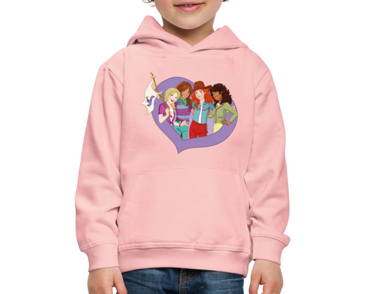 Spreadshirt Hoodie Schleich Horse Club Sofia Lisa Hannah Sarah Kinder Premium Hoodie (1-tlg) von Spreadshirt