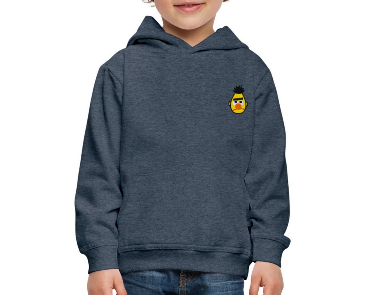 Spreadshirt Hoodie Sesamstraße Bert Als Stickmotiv Kinder Premium Hoodie (1-tlg) von Spreadshirt