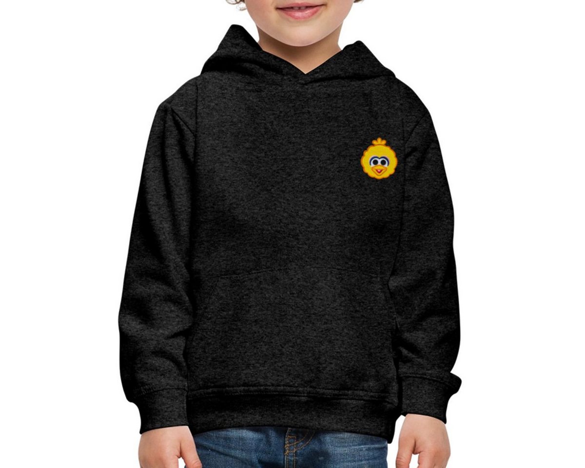 Spreadshirt Hoodie Sesamstraße Bibo Als Stickmotiv Kinder Premium Hoodie (1-tlg) von Spreadshirt