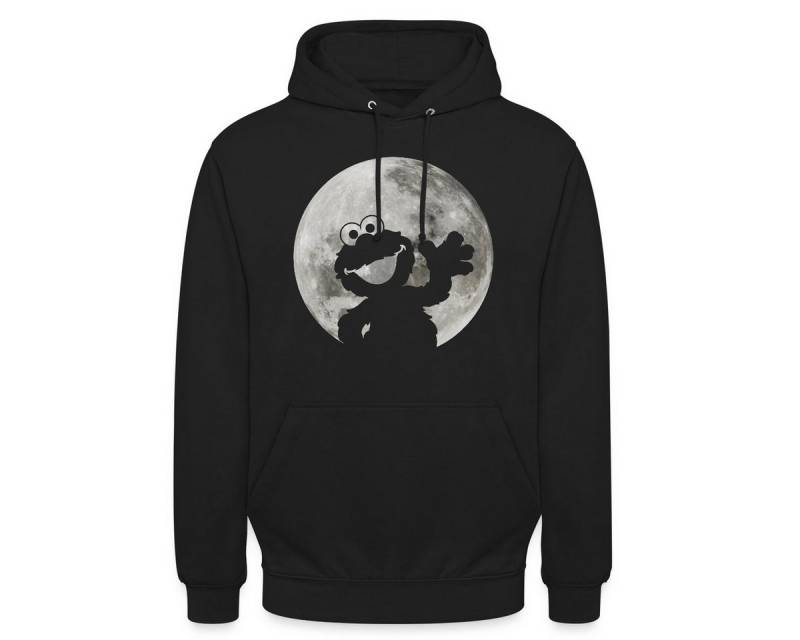 Spreadshirt Hoodie Sesamstraße Elmo Im Vollmond Unisex Hoodie (1-tlg) von Spreadshirt