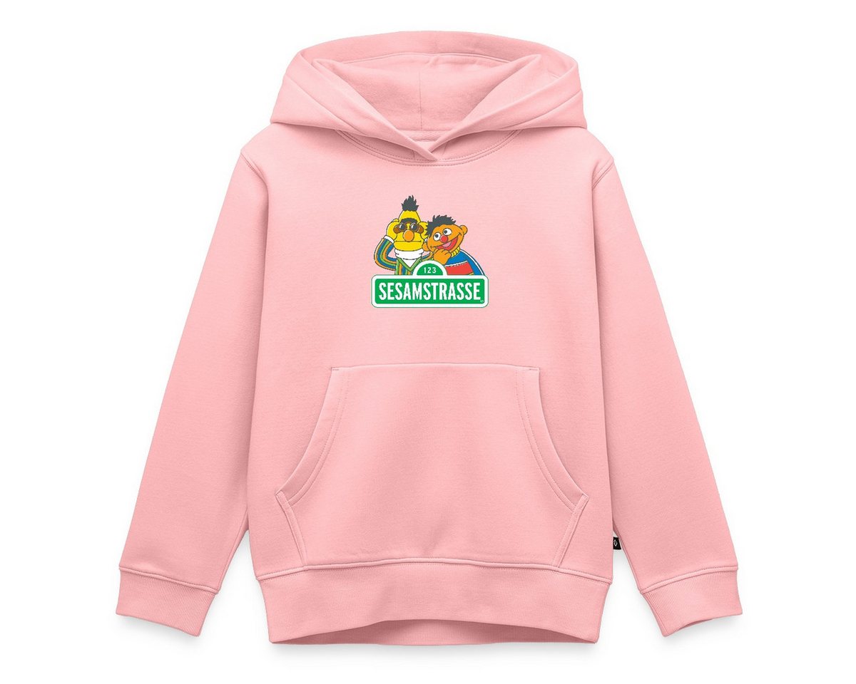 Spreadshirt Hoodie Sesamstraße Schild Ernie und Bert Kinder Premium Hoodie (1-tlg) von Spreadshirt
