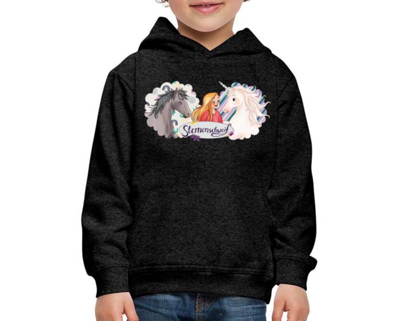 Spreadshirt Hoodie Sternenschweif Laura Mit Pferd Und Einhorn Kinder Premium Hoodie (1-tlg) von Spreadshirt