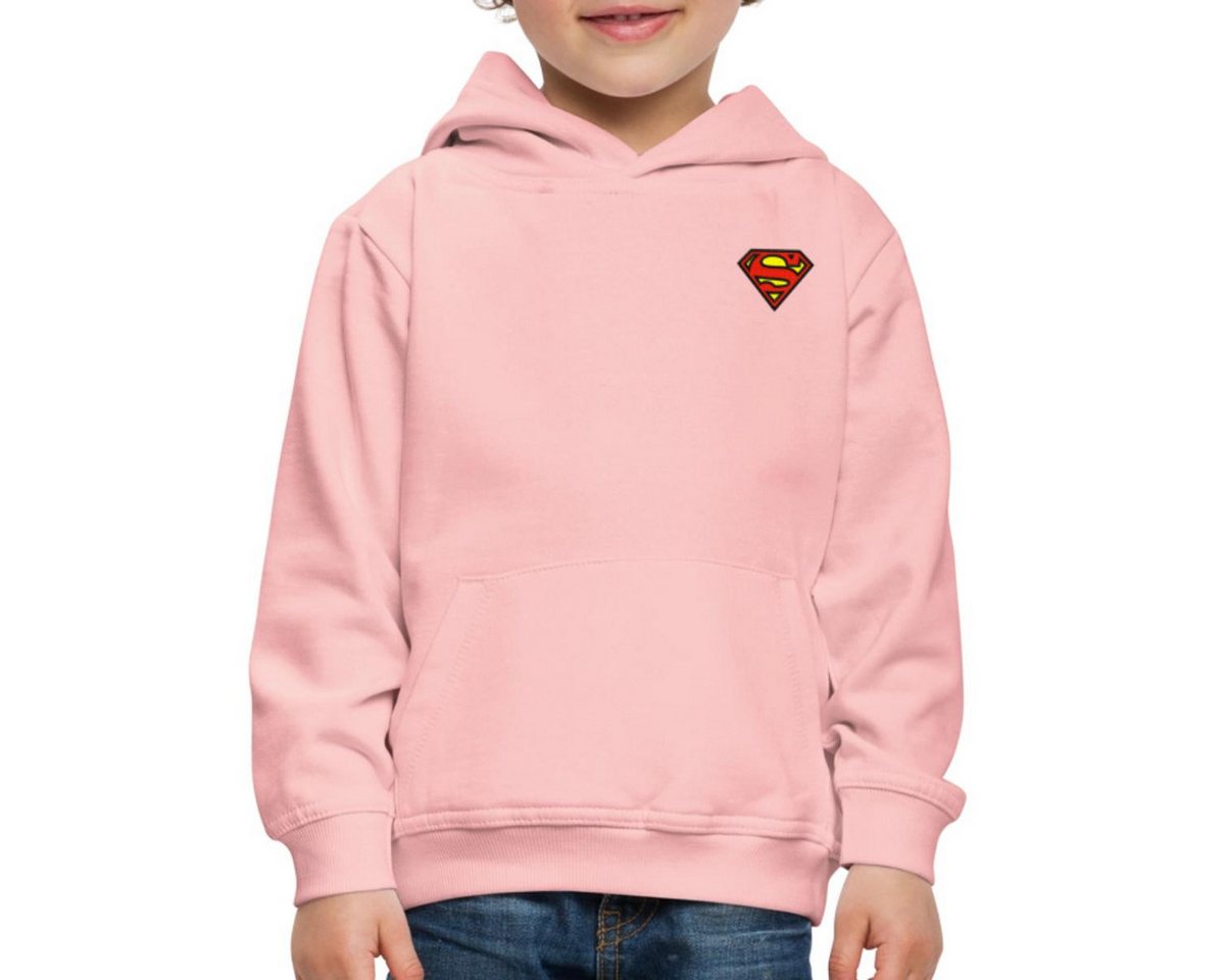 Spreadshirt Hoodie Superman Original Logo S-Shield Stick Kinder Premium Hoodie (1-tlg) von Spreadshirt