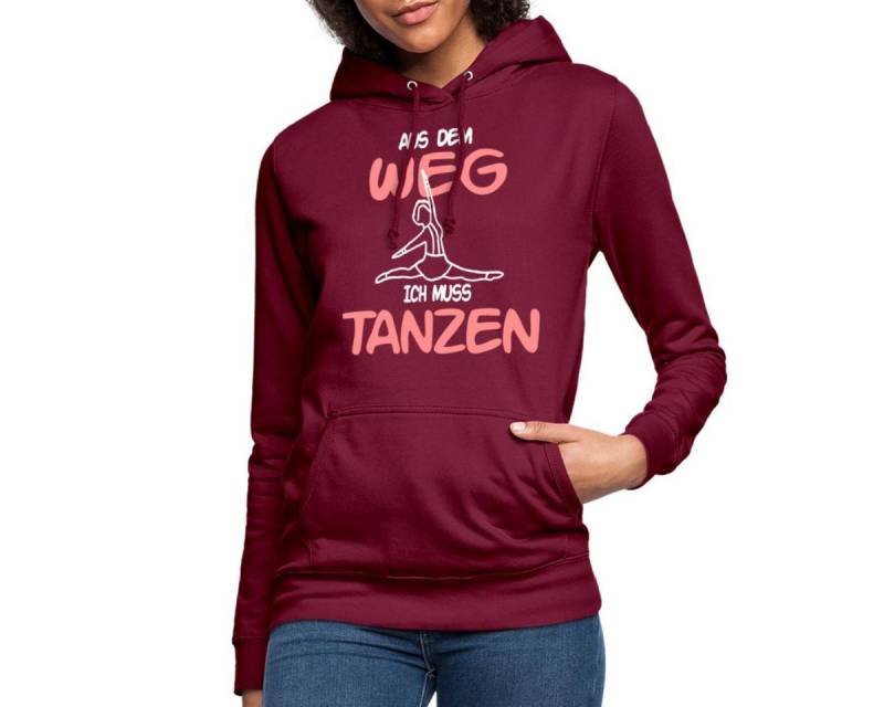 Spreadshirt Hoodie Tanzmariechen Aus Dem Weg Ich Muss Tanzen Damen Hoodie (1-tlg) von Spreadshirt