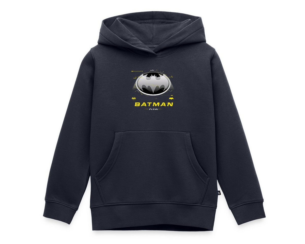 Spreadshirt Hoodie The Flash Klassisches Batman Logo In Grau REGULAR FIT Kinder/Teenager (1-tlg) von Spreadshirt