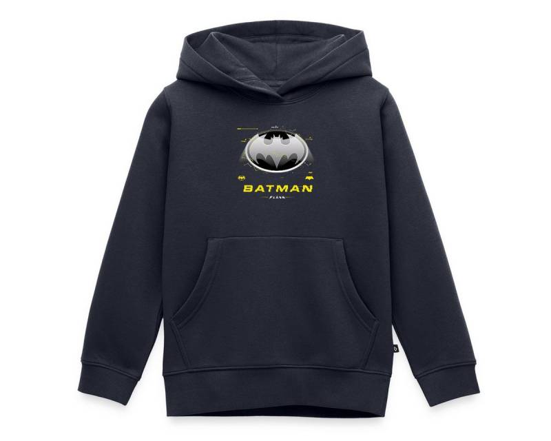 Spreadshirt Hoodie The Flash Klassisches Batman Logo In Grau REGULAR FIT Kinder/Teenager (1-tlg) von Spreadshirt