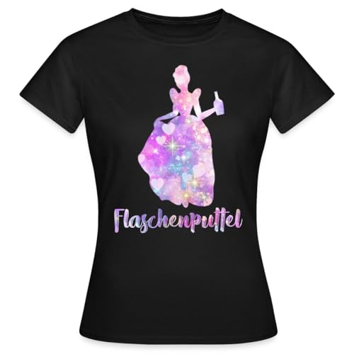 Spreadshirt JGA Flaschenputtel Junggesellinnenabschied Malle Outfit Frauen T-Shirt, M, Schwarz von Spreadshirt