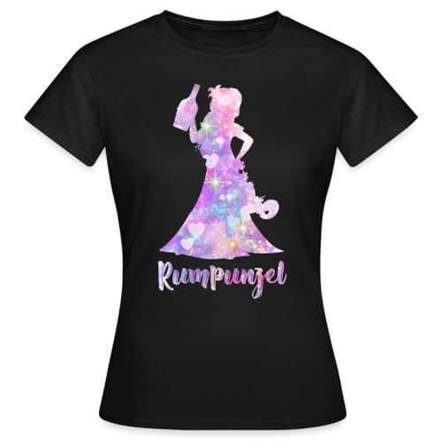 Spreadshirt JGA Rumpunzel Junggesellinnenabschied Malle Outfit Frauen T-Shirt, L, Schwarz von Spreadshirt