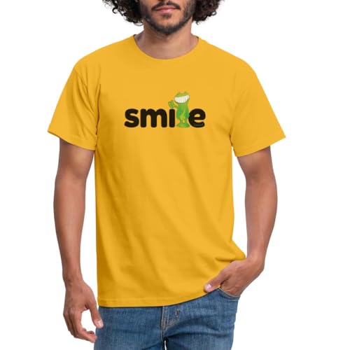 Spreadshirt Janosch Günter Kastenfrosch Smile Design Männer T-Shirt, L, Gelb Spreadshirt Janosch Günter Kastenfrosch Smile Design Männer T-Shirt, L, Gelb von Spreadshirt