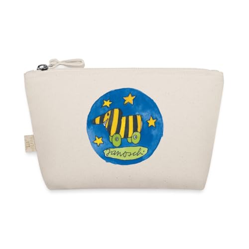 Spreadshirt Janosch Tigerente Logo Sterne Täschchen, One Size, Natur von Spreadshirt