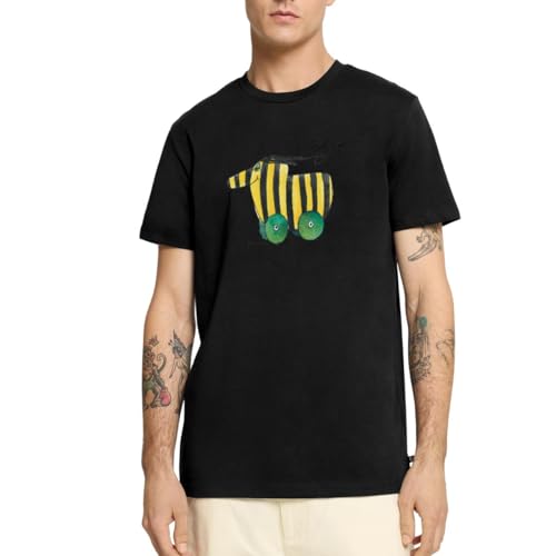 Spreadshirt Janosch Tigerente Love You Männer Premium T-Shirt, L, Schwarz von Spreadshirt