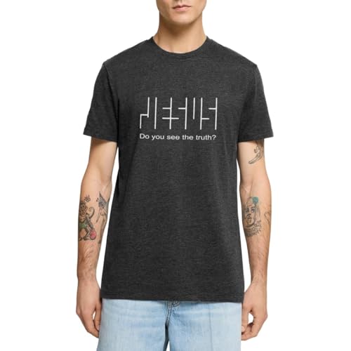 Spreadshirt Jesus Glaube Christlich Do You See The Truth Männer Premium T-Shirt, XL, Anthrazit meliert von Spreadshirt