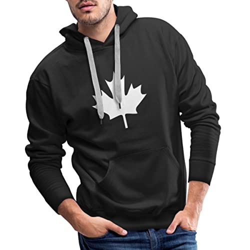 Spreadshirt Kanada Canada Männer Premium Hoodie, L, Schwarz von Spreadshirt