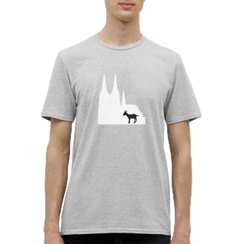 Spreadshirt Köln Männer T-Shirt, L, Grau meliert von Spreadshirt