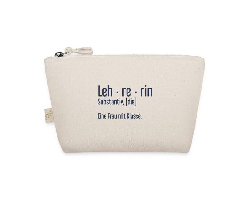 Spreadshirt Kosmetiktasche Lehrerin Leh-re-rin Eine Frau Mit Klasse Geschenkidee Täschchen (1-tlg) von Spreadshirt
