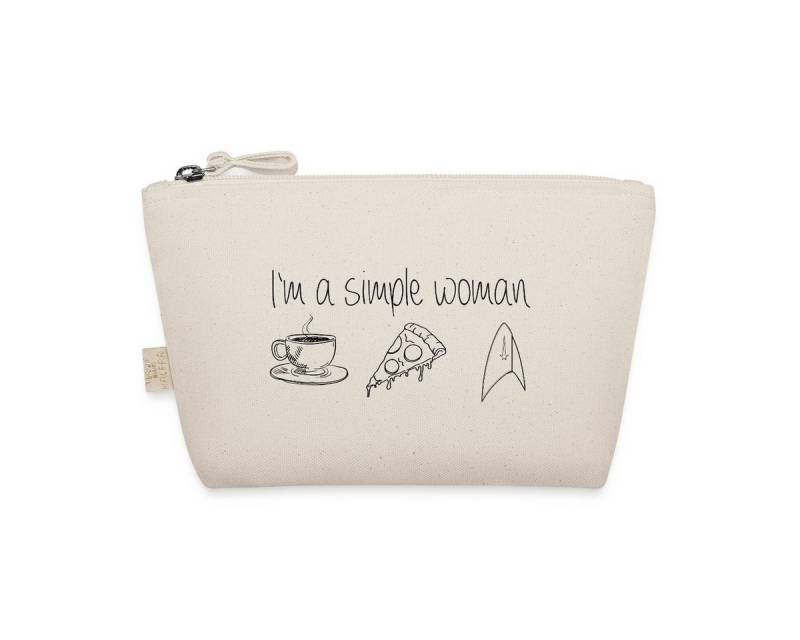 Spreadshirt Kosmetiktasche Star Trek Discovery I'm A Simple Woman Täschchen (1-tlg) von Spreadshirt