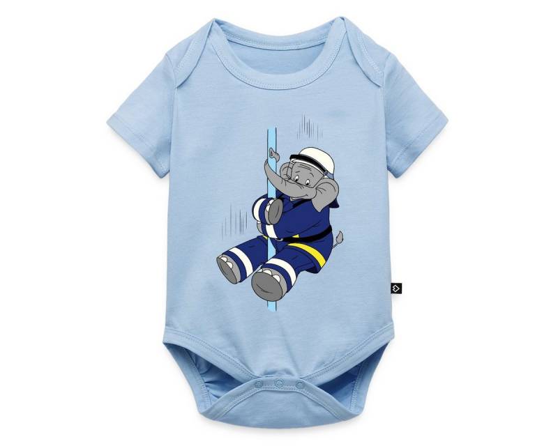 Spreadshirt Kurzarmbody Benjamin Blümchen Beni Der Feuerwehrmann Kurzarm Baby Body (1-tlg) von Spreadshirt