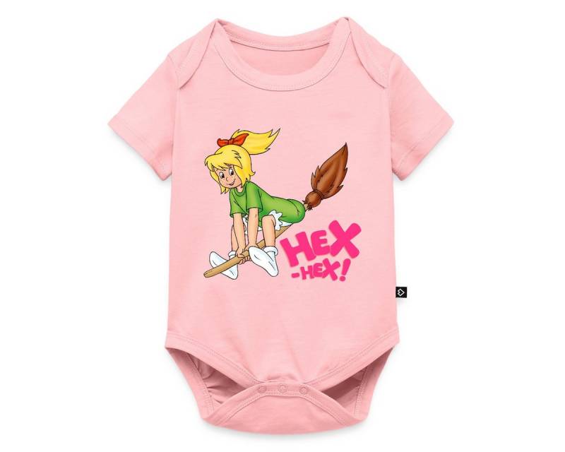 Spreadshirt Kurzarmbody Bibi Blocksberg Fliegt Davon Kurzarm Baby Body (1-tlg) von Spreadshirt