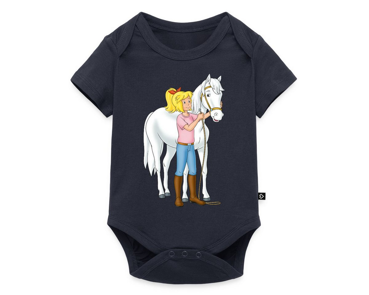 Spreadshirt Kurzarmbody Bibi Und Tina Bibi Mit Stute Sabrina Kurzarm Baby Body (1-tlg) von Spreadshirt