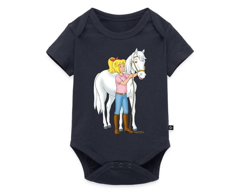 Spreadshirt Kurzarmbody Bibi Und Tina Bibi Mit Stute Sabrina Kurzarm Baby Body (1-tlg) von Spreadshirt