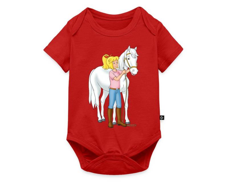 Spreadshirt Kurzarmbody Bibi Und Tina Bibi Mit Stute Sabrina Kurzarm Baby Body (1-tlg) von Spreadshirt