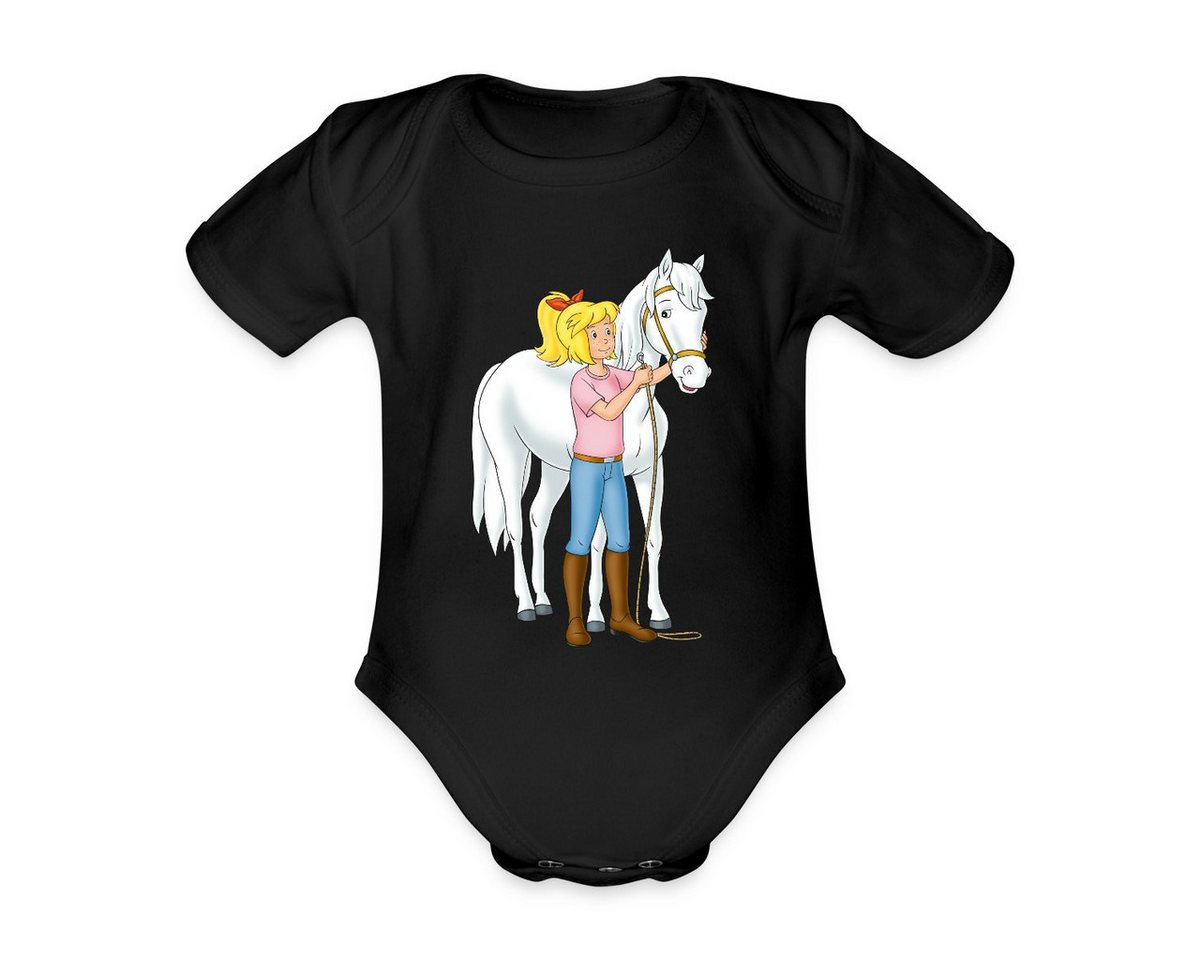 Spreadshirt Kurzarmbody Bibi Und Tina Bibi Mit Stute Sabrina Kurzarm Baby Body (1-tlg) von Spreadshirt