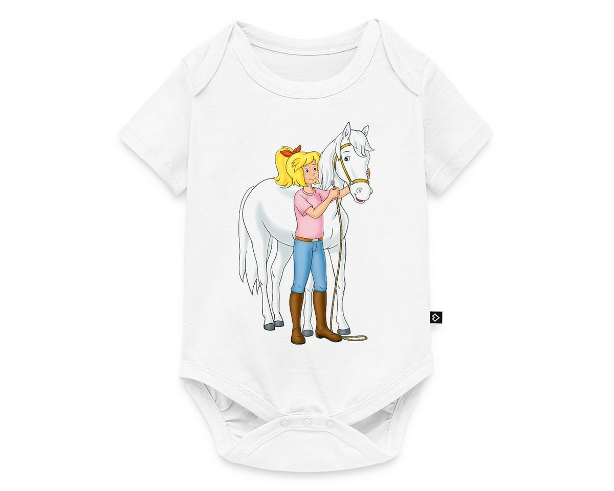 Spreadshirt Kurzarmbody Bibi Und Tina Bibi Mit Stute Sabrina Kurzarm Baby Body (1-tlg) von Spreadshirt