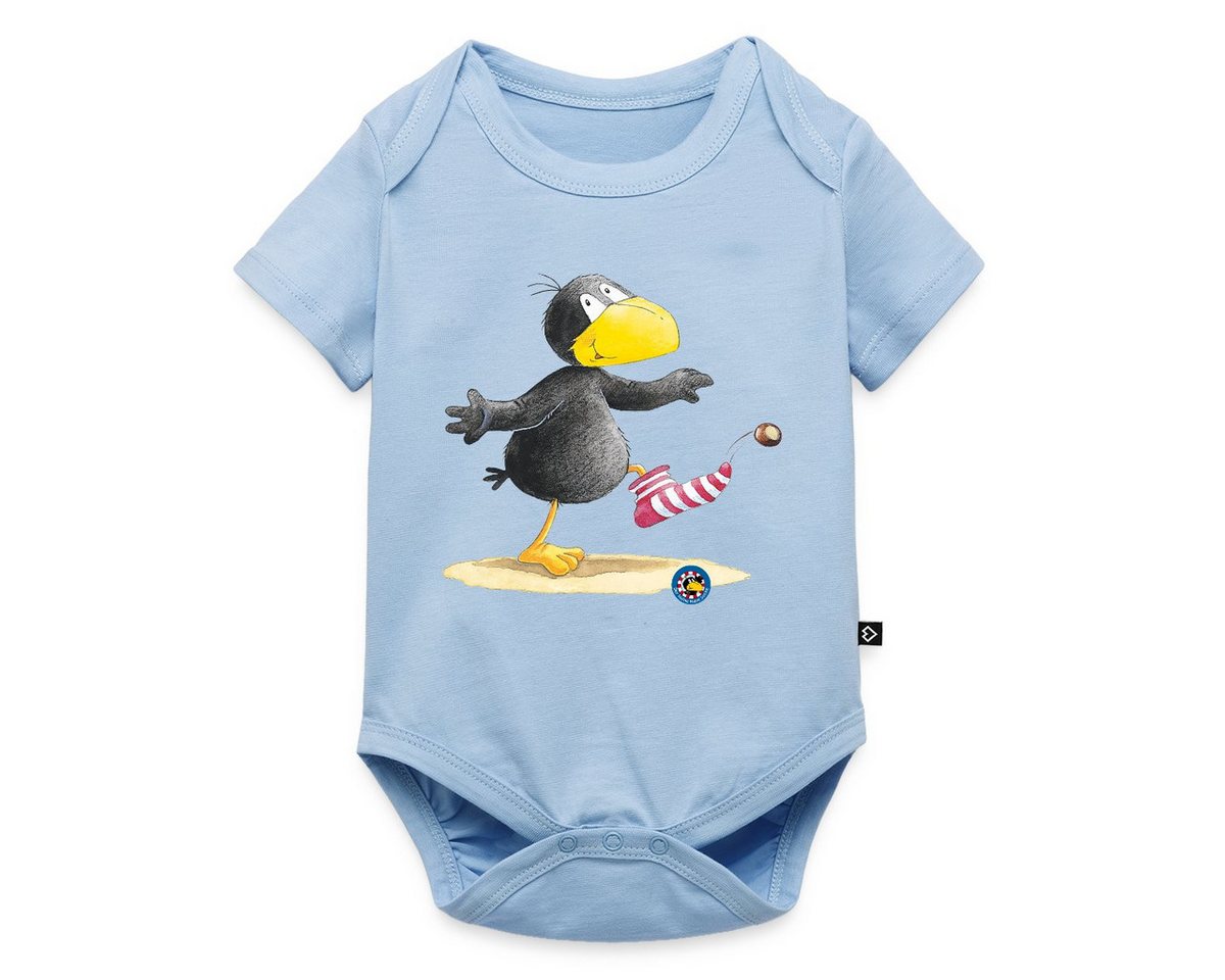 Spreadshirt Kurzarmbody Der kleine Rabe Socke Kastanie Kurzarm Baby Body (1-tlg) von Spreadshirt
