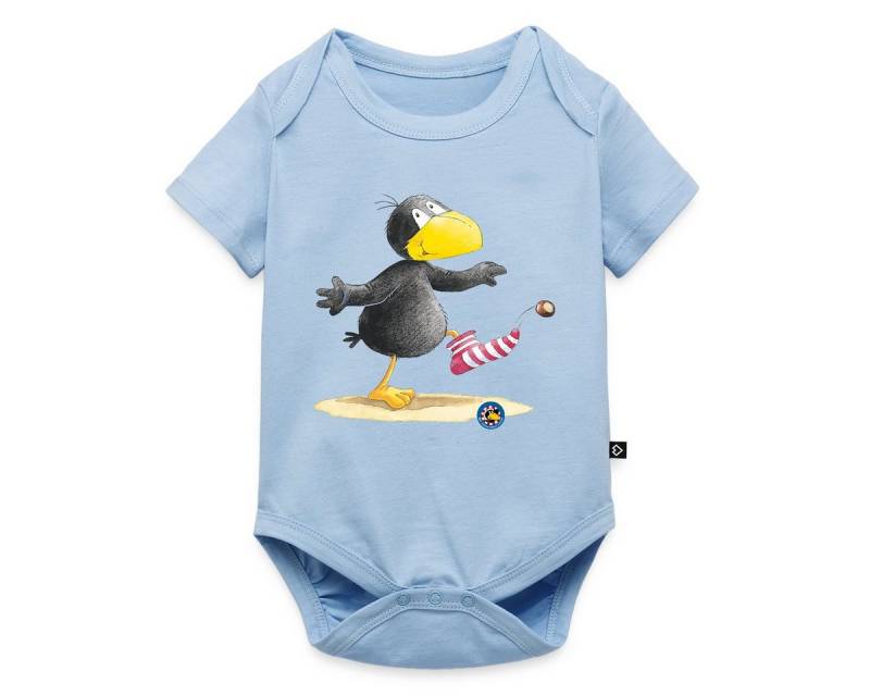 Spreadshirt Kurzarmbody Der kleine Rabe Socke Kastanie Kurzarm Baby Body (1-tlg) von Spreadshirt