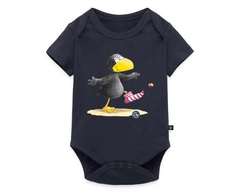 Spreadshirt Kurzarmbody Der kleine Rabe Socke Kastanie Kurzarm Baby Body (1-tlg) von Spreadshirt