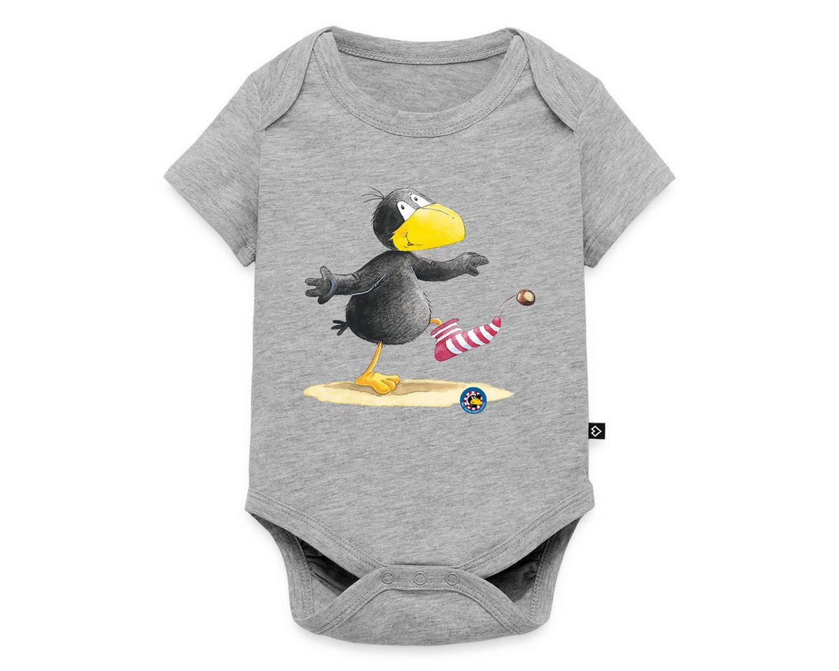 Spreadshirt Kurzarmbody Der kleine Rabe Socke Kastanie Kurzarm Baby Body (1-tlg) von Spreadshirt