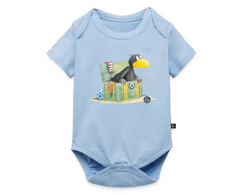 Spreadshirt Kurzarmbody Der kleine Rabe Socke Schatzkiste Kurzarm Baby Body (1-tlg) von Spreadshirt