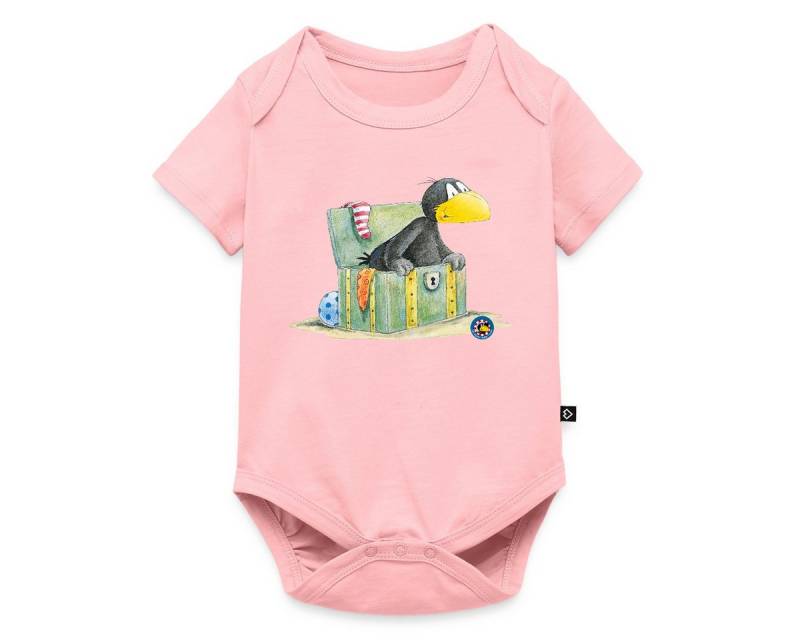 Spreadshirt Kurzarmbody Der kleine Rabe Socke Schatzkiste Kurzarm Baby Body (1-tlg) von Spreadshirt