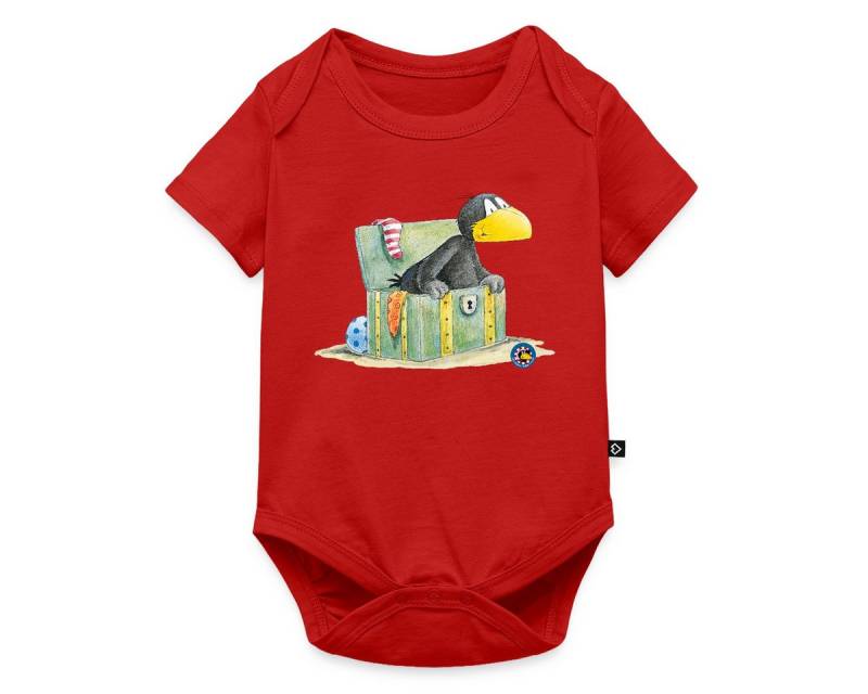 Spreadshirt Kurzarmbody Der kleine Rabe Socke Schatzkiste Kurzarm Baby Body (1-tlg) von Spreadshirt