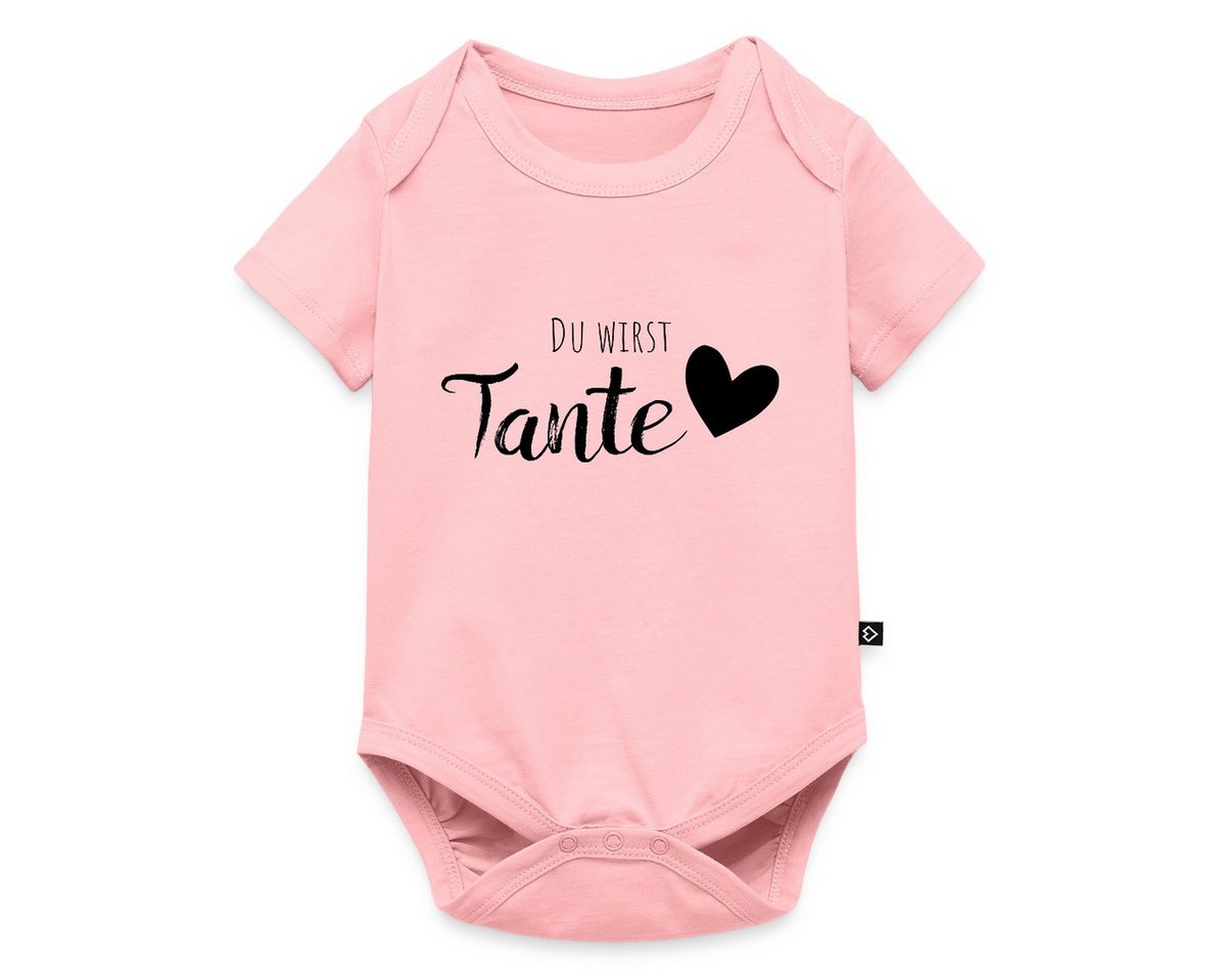 Spreadshirt Kurzarmbody Du Wirst Tante Spruch Überraschung Kurzarm Baby Body (1-tlg) von Spreadshirt