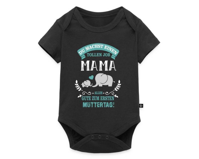 Spreadshirt Kurzarmbody Erster Muttertag Du Machst Einen Tollen Job Mama Kurzarm Baby Body (1-tlg) von Spreadshirt