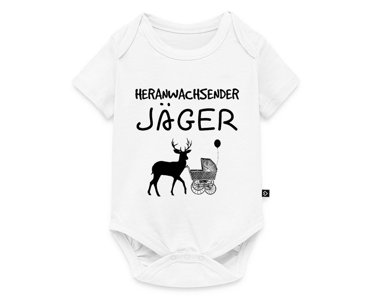 Spreadshirt Kurzarmbody Heranwachsender Jäger Nachwuchs Kurzarm Baby Body (1-tlg) von Spreadshirt