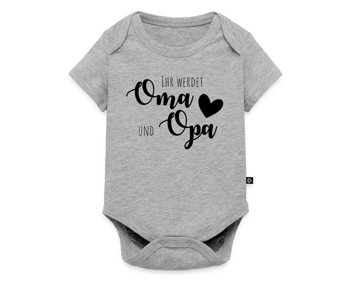 Spreadshirt Kurzarmbody Ihr werdet Oma und Opa Spruch Großeltern Kurzarm Baby Body (1-tlg) von Spreadshirt
