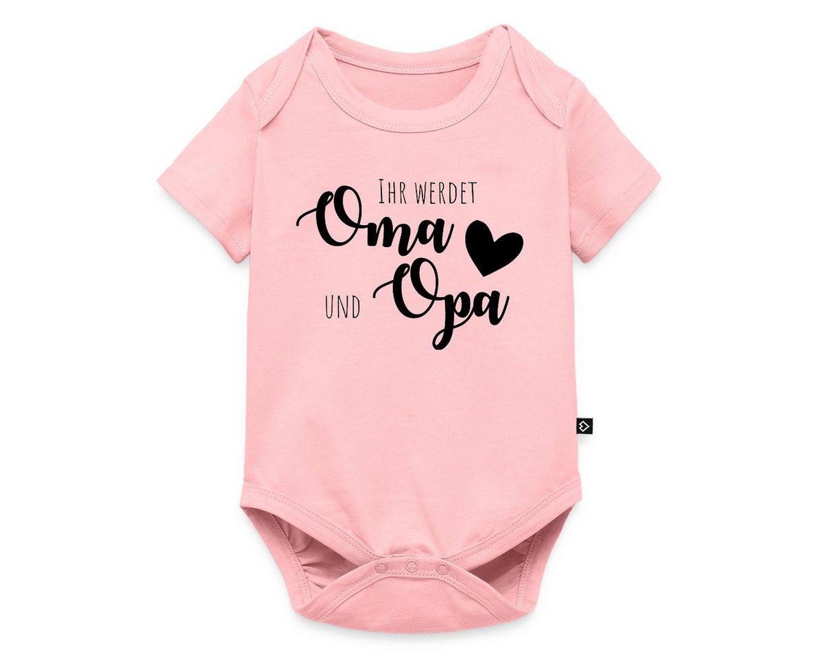 Spreadshirt Kurzarmbody Ihr werdet Oma und Opa Spruch Großeltern Kurzarm Baby Body (1-tlg) von Spreadshirt