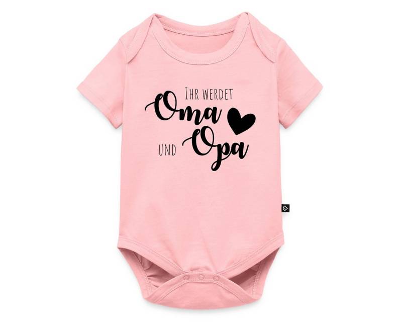 Spreadshirt Kurzarmbody Ihr werdet Oma und Opa Spruch Großeltern Kurzarm Baby Body (1-tlg) von Spreadshirt
