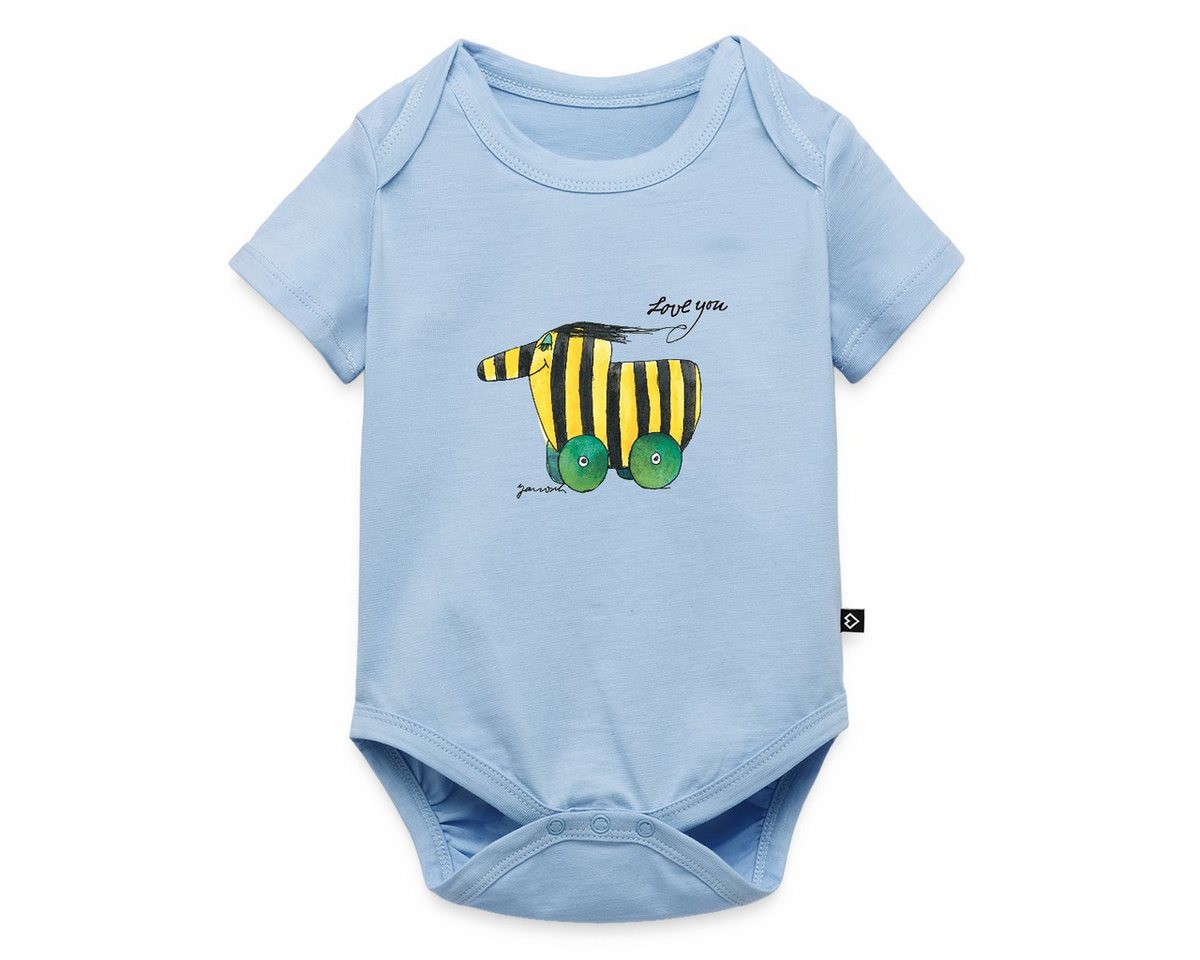 Spreadshirt Kurzarmbody Janosch Tigerente Love You Kurzarm Baby Body (1-tlg) von Spreadshirt
