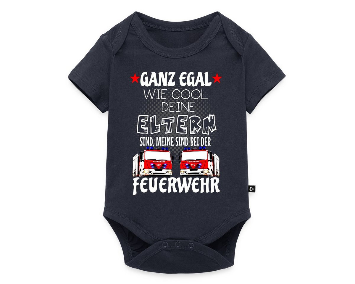 Spreadshirt Kurzarmbody Meine Eltern Sind Bei Der Feuerwehr Kurzarm Baby Body (1-tlg) von Spreadshirt