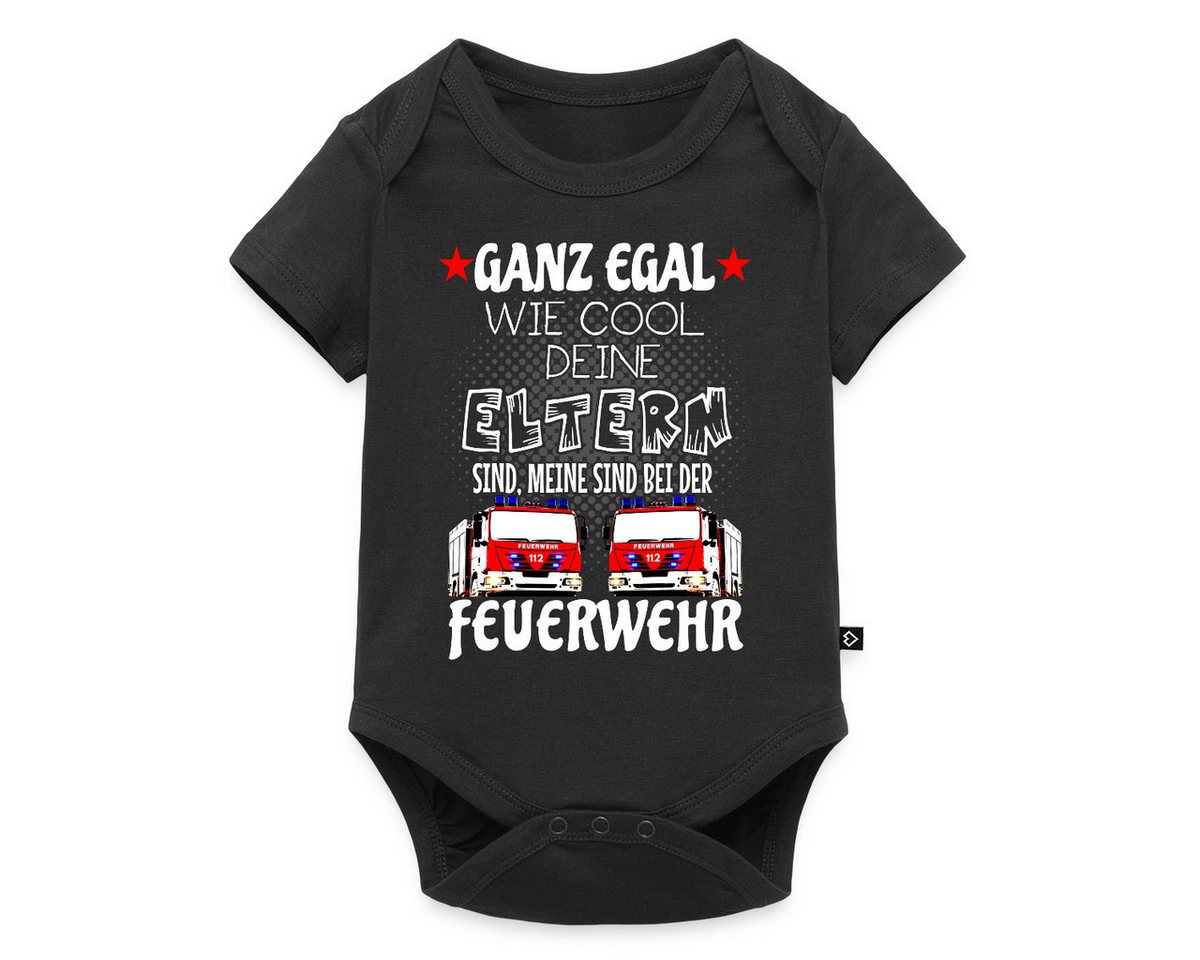 Spreadshirt Kurzarmbody Meine Eltern Sind Bei Der Feuerwehr Kurzarm Baby Body (1-tlg) von Spreadshirt