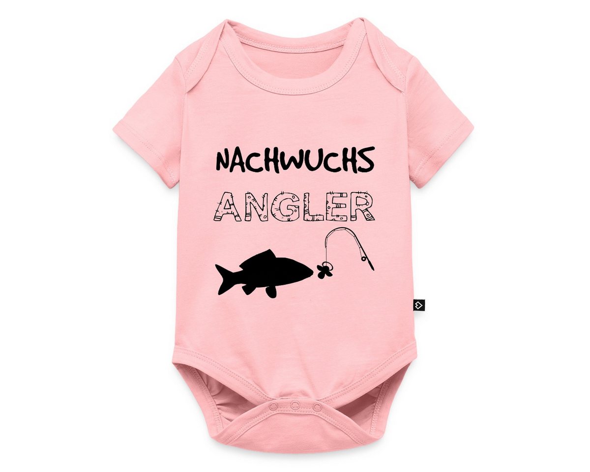 Spreadshirt Kurzarmbody Nachwuchs Angler Angel Geschenk Zur Geburt Angler Kurzarm Baby Body (1-tlg) von Spreadshirt