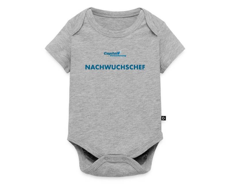Spreadshirt Kurzarmbody Stromberg Capitol Versicherung Nachwuchschef Kurzarm Baby Body (1-tlg) von Spreadshirt